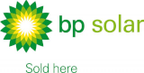 BP Solar Sold Here logo