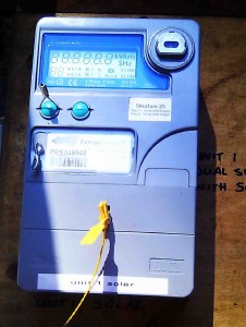 Digital 'interval' based solar gross meter with import and export
