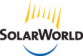 Solarworld AG logo with comet disc and yellow trails